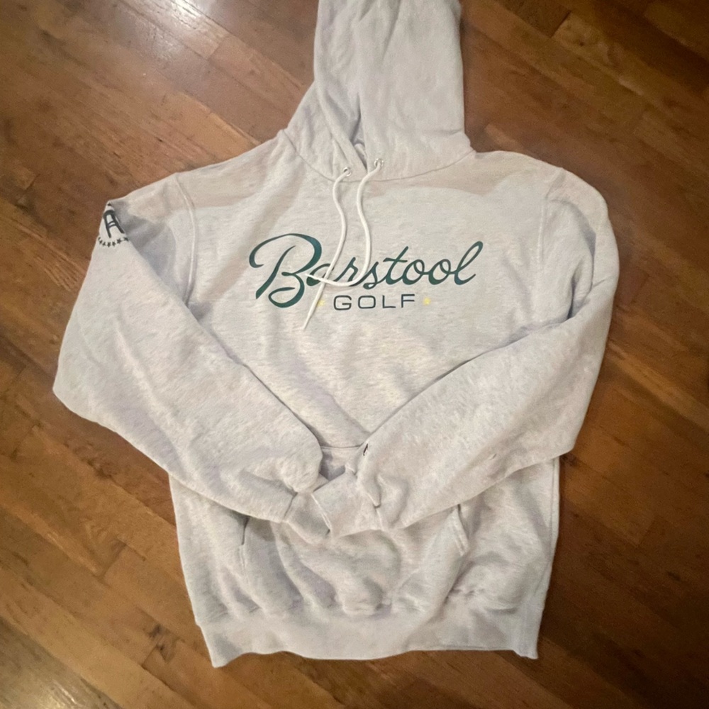 Barstool Golf Light Gray Hoodie for Women